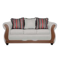 Sofá Black Factory Sofia 3 Cuerpos Crudo