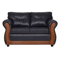 Sofá Black Factory Toronto 2 Cuerpos Negro