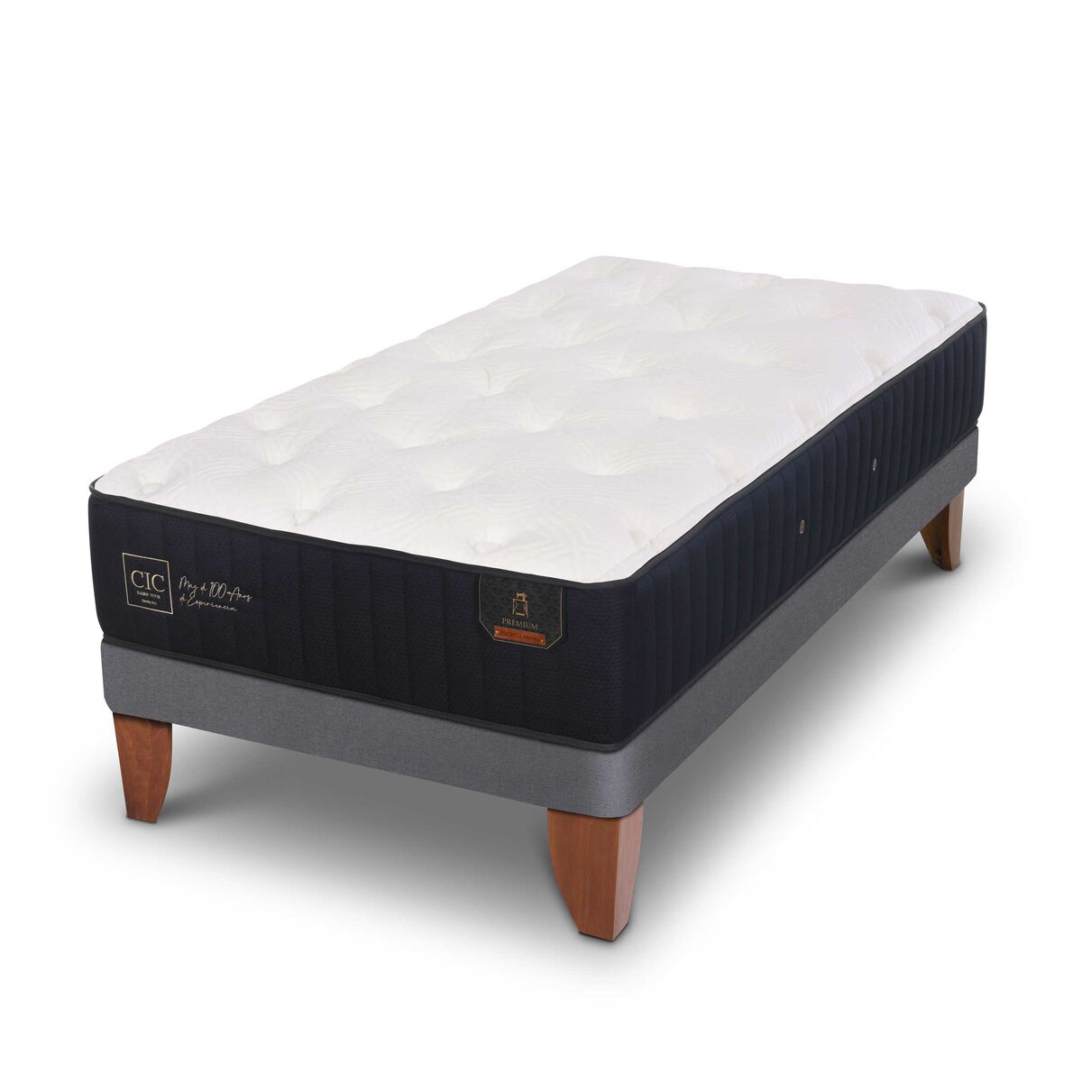 Cama Europea CIC 1,5 Plazas Premium