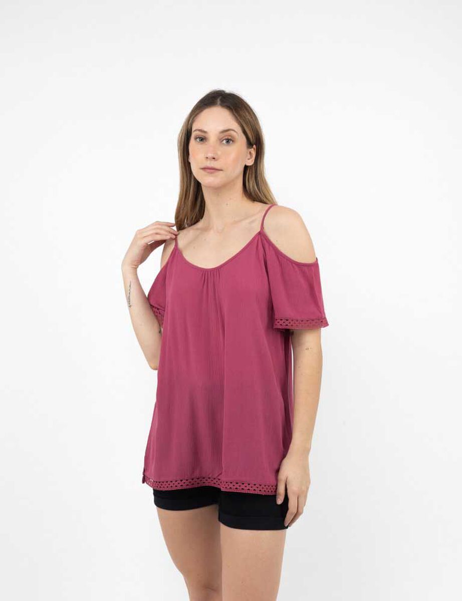 Blusa Manga Corta Mujer Alma