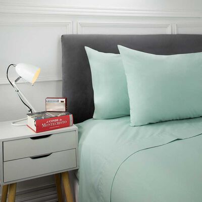 Imagen 2 del producto Juego de Sábanas Liso Casanova 144 Hilos King Menta