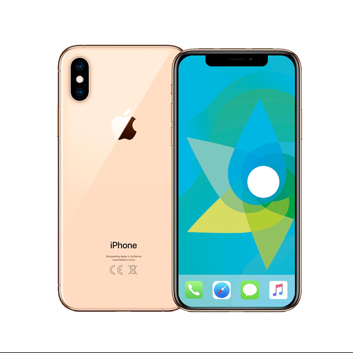 Celular Apple Iphone XS 64GB 5,8" Reacondicionado Dorado Liberado