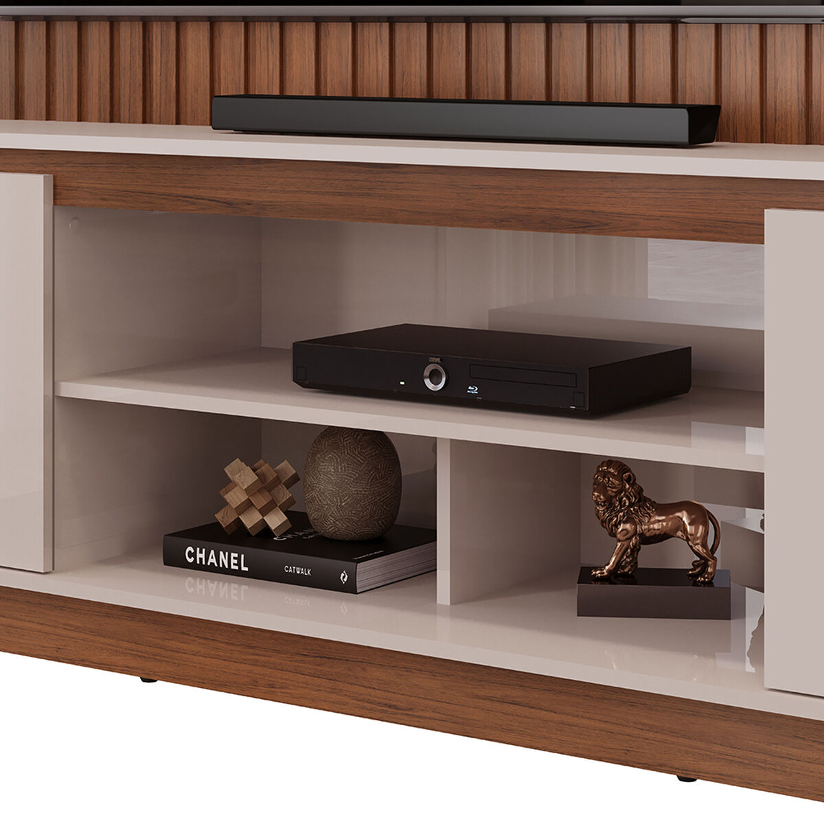 Home TV Vekkahome Enzo 70" Pulgadas Café