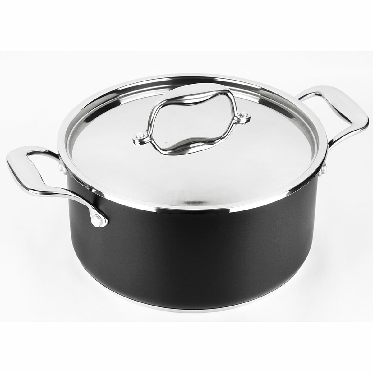 Cacerola Acero Inoxidable Magefesa Prisma 24 cm
