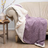 Manta Poliéster Doral 127 x 152 Deluxe Violeta