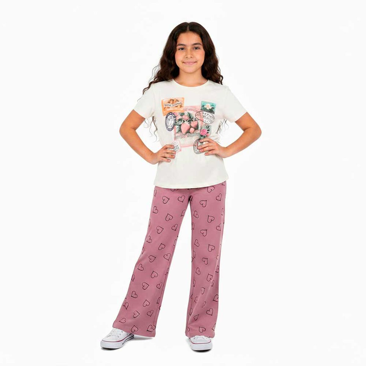 Polera Manga Corta Ni&ntilde;a Mila