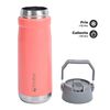 Botella Térmica Insulada Adventure 650ml Rosadoa Lhotse