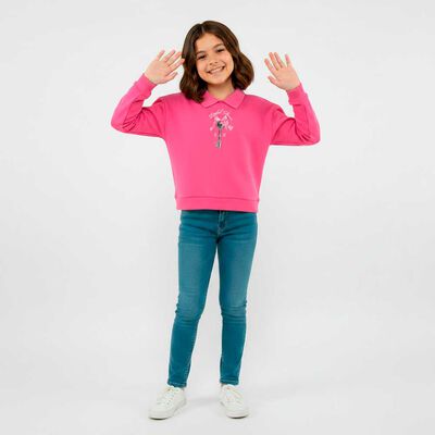 Poler&oacute;n Fashion de Algod&oacute;n Ni&ntilde;a Mila