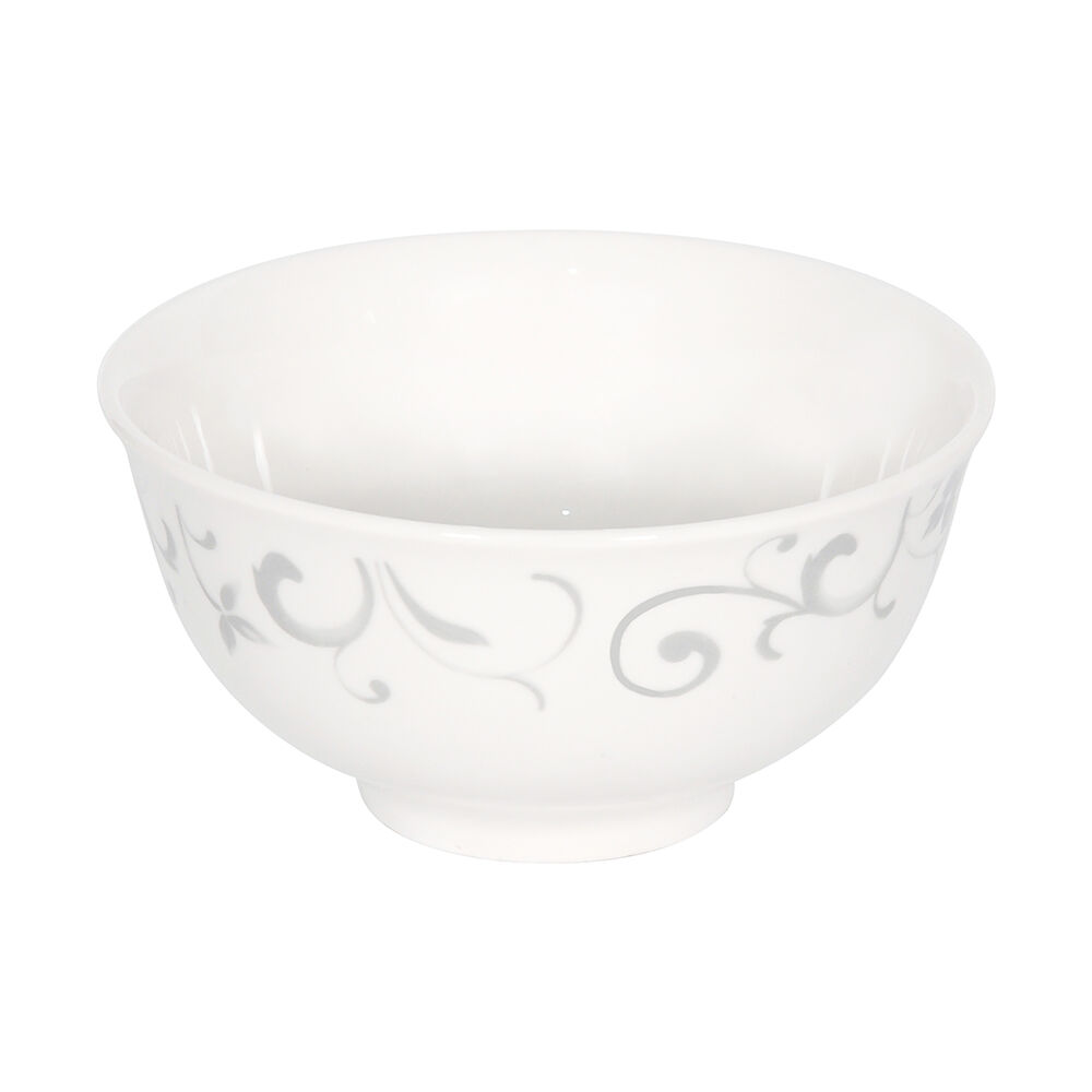 Set Bowls Doral Flor 4 Piezas Gris