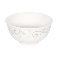 Set Bowls Doral Flor 4 Piezas Gris