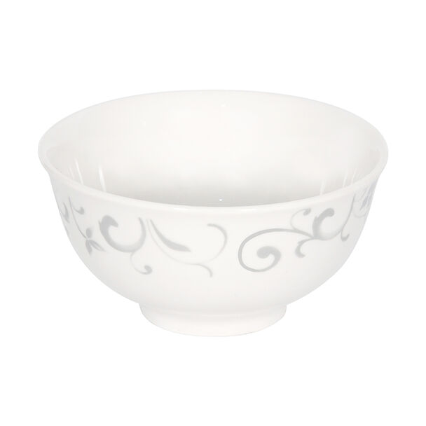 Set Bowls Doral Flor 4 Piezas Gris