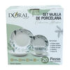 Juego de Vajilla Agostina Doral 20 Piezas