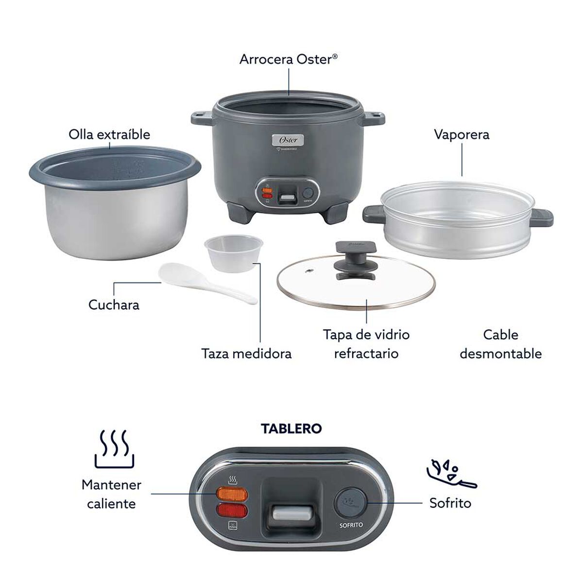 Arrocera Oster CKSTRC12DFSKE-052 2,2 lts.
