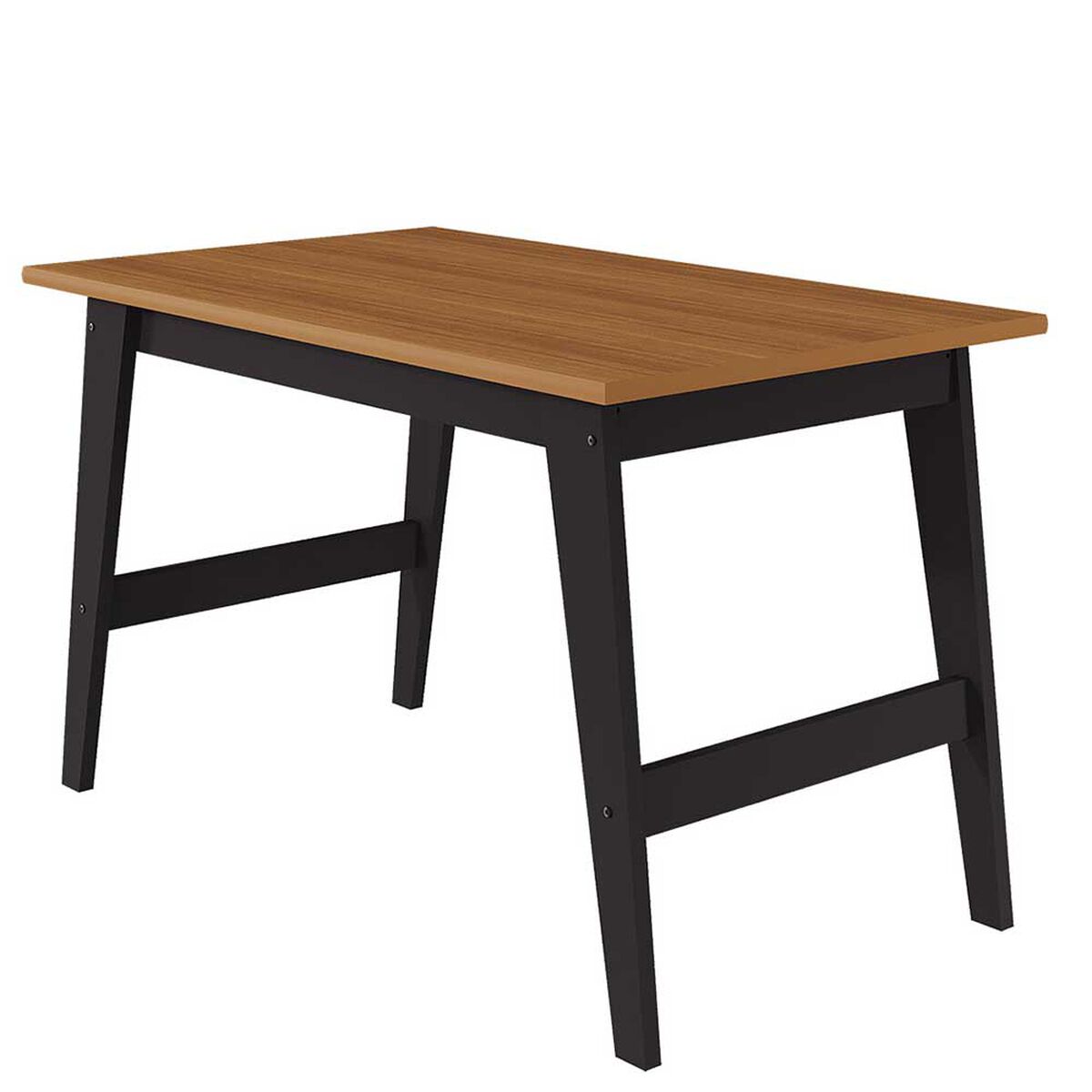 Juego de Comedor Decocasa Aurora 2 Bancas Negro Casta&ntilde;o