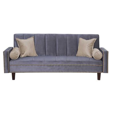 Imagen 1 del producto Futón Black Factory Vanguardia 3 Cuerpos Gris Beige