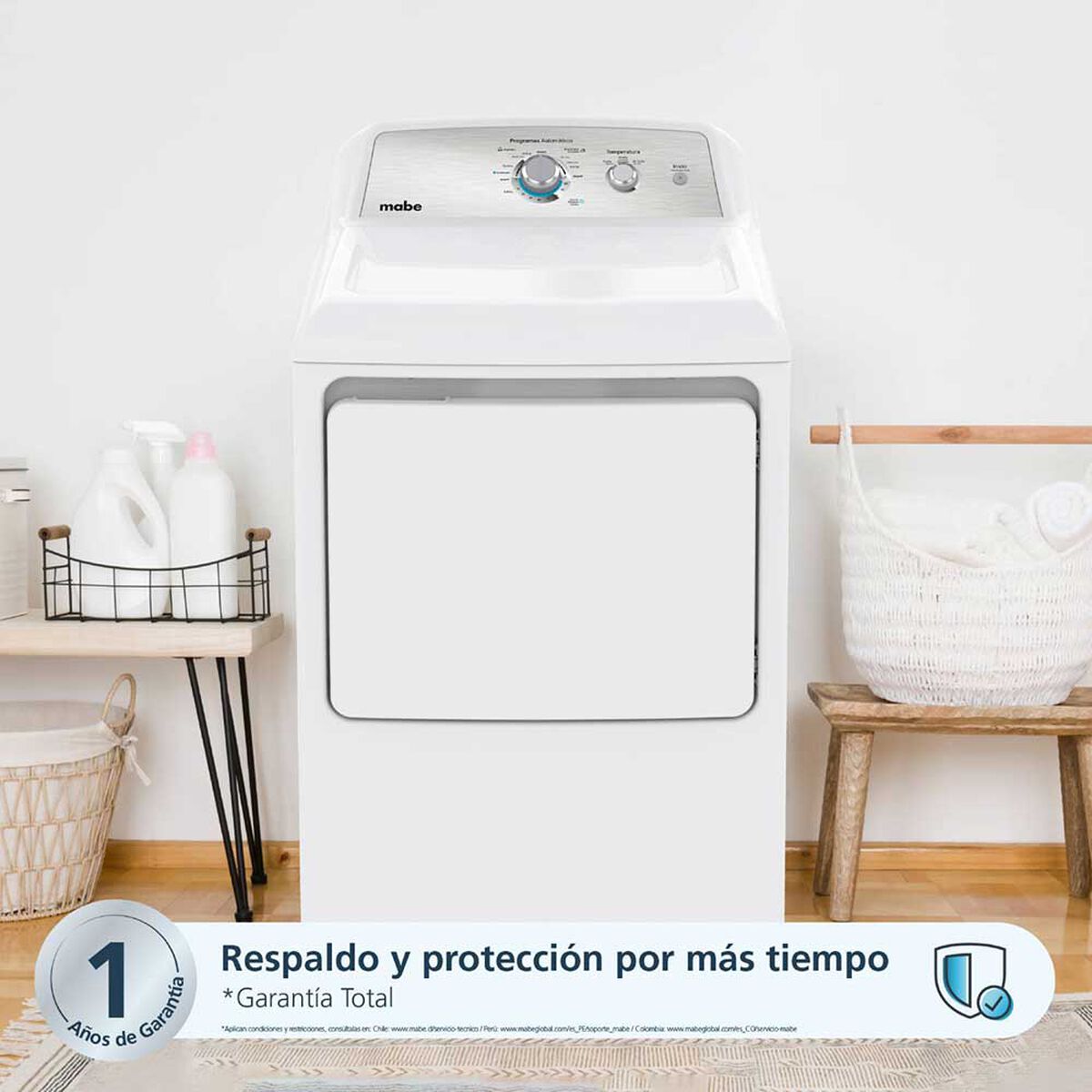 Secadora de Ropa Mabe SME26N5MNBCL0 20 kg.