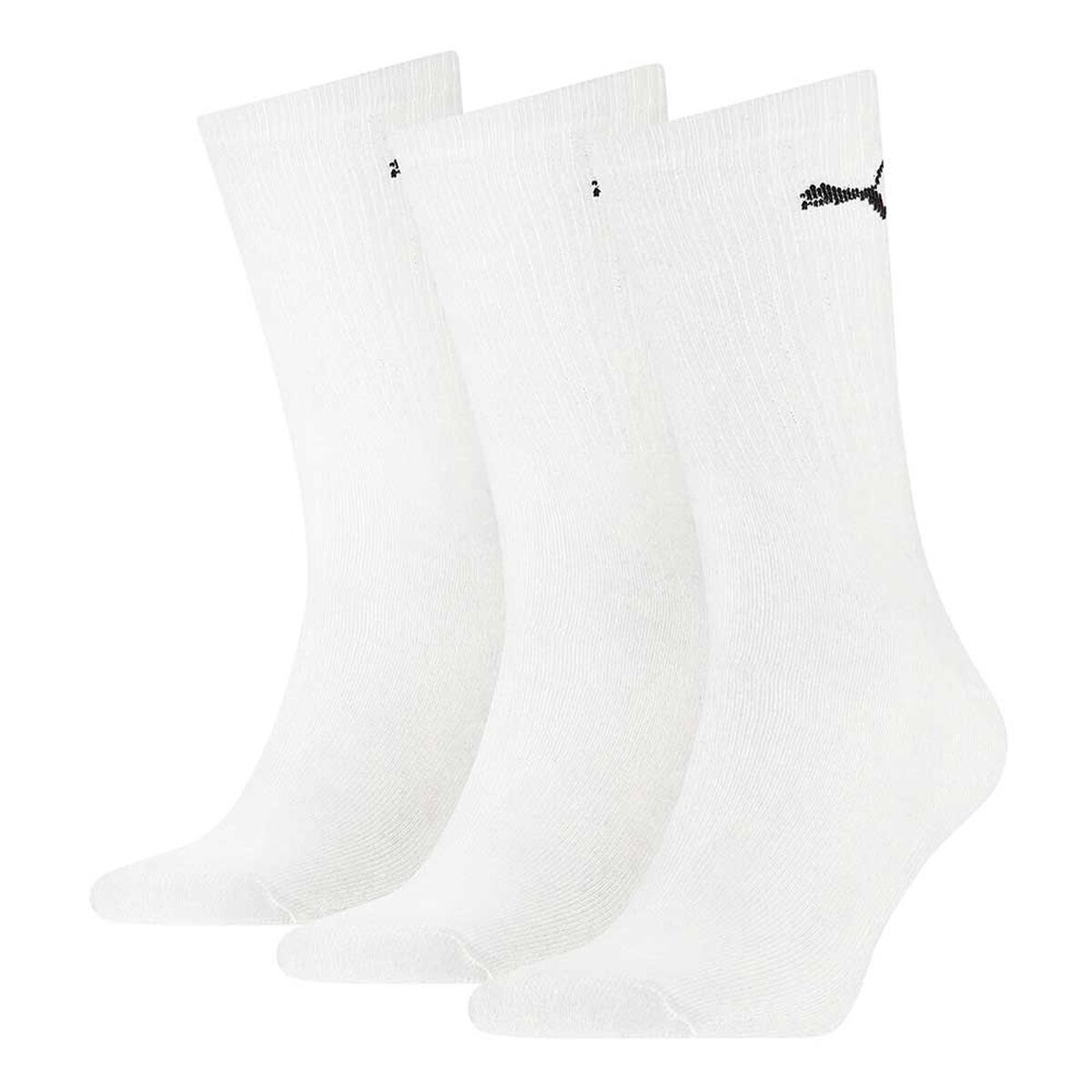 Tripack Calcetines Deportivos de Algodón Puma Unisex