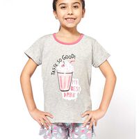 Pijama de Algodón Niña Kayser Gris