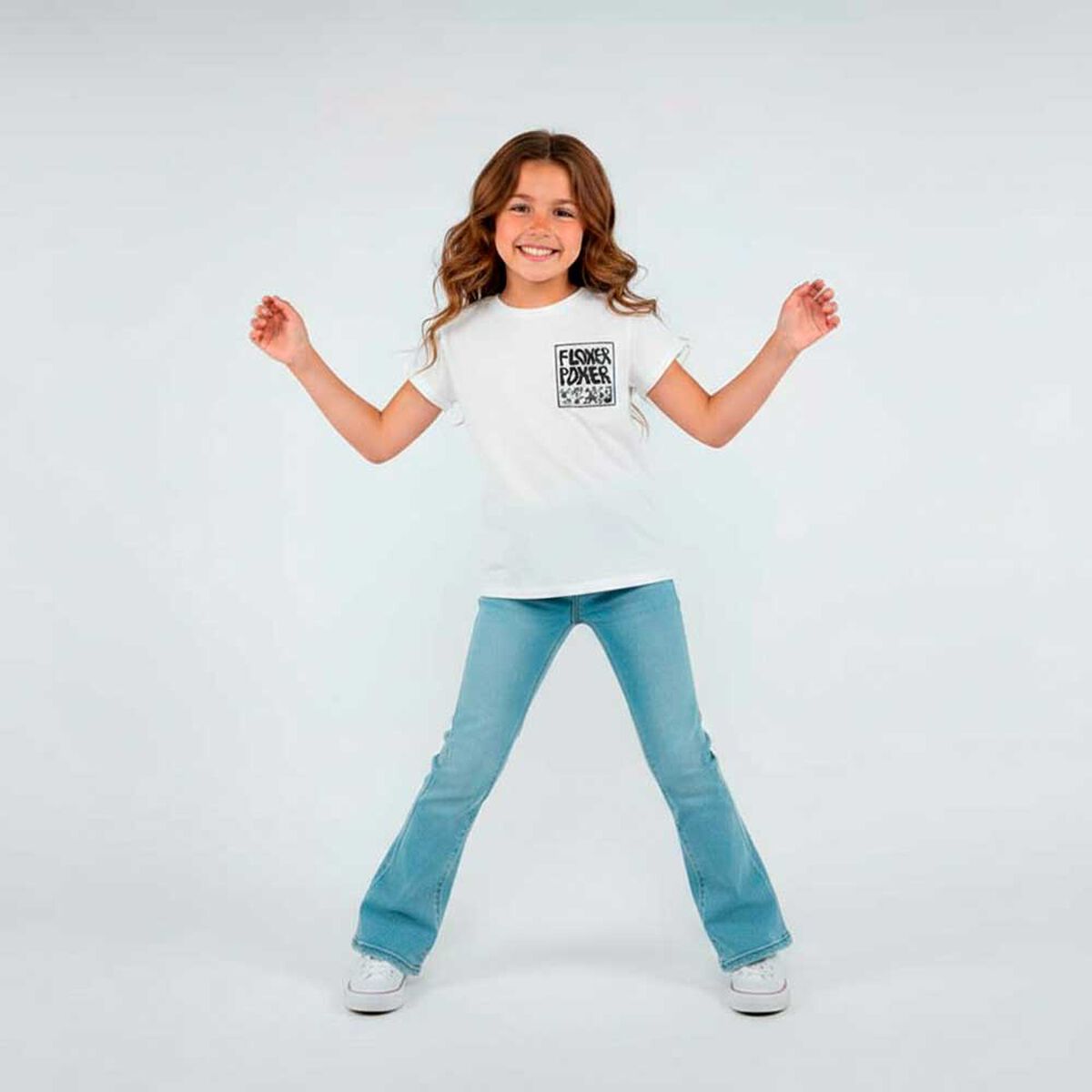 Polera Manga Corta Ni&ntilde;a Chess