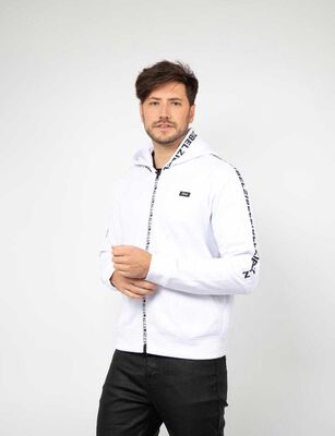 Imagen 1 del producto Polerón Hombre Zibel Blanco, Negro