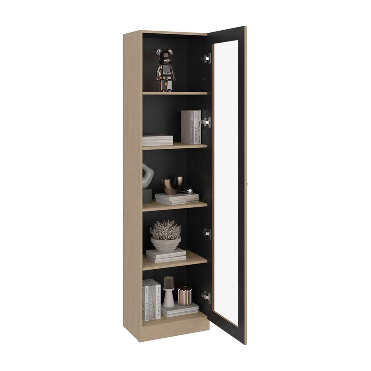 Vitrina Tuhome Home E6 1 Puerta Cartagena Wengue