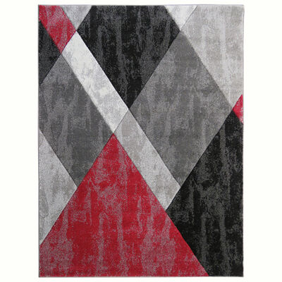 Bajada de Cama Idetex Carved Rojo 80 x 120 cm