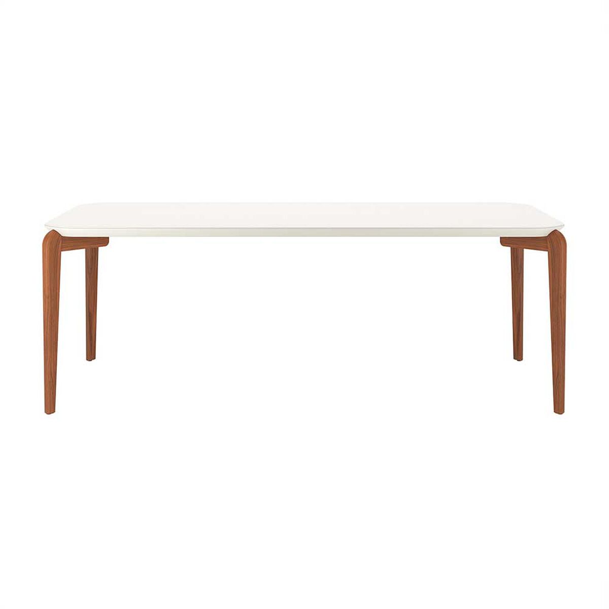 Comedor Decocasa Donatella 8 Sillas Off White Castaño
