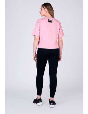 Imagen 2 del producto Polera Manga Corta Mujer Casual Sport Everlast Blossom, Dark Grey, Negro