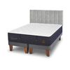 Cama Europea CIC Base Dividida King Grand Premium + Respaldo Sile