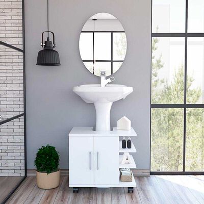 Imagen 1 del producto Mueble de Lavamanos 55 + Espejo TuHome Bath 55