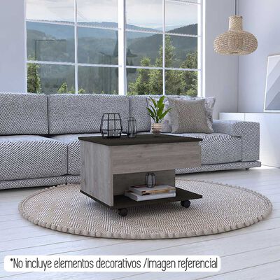 Mesa de Centro TuHome 5G-1 Ceniza Wengue