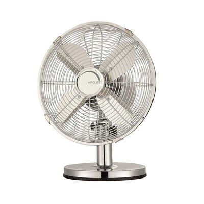 Ventilador Sobremesa Airolite V10SM Plateado