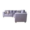 Sofá Seccional Jerk Home Kenia 5 Cuerpos Gris
