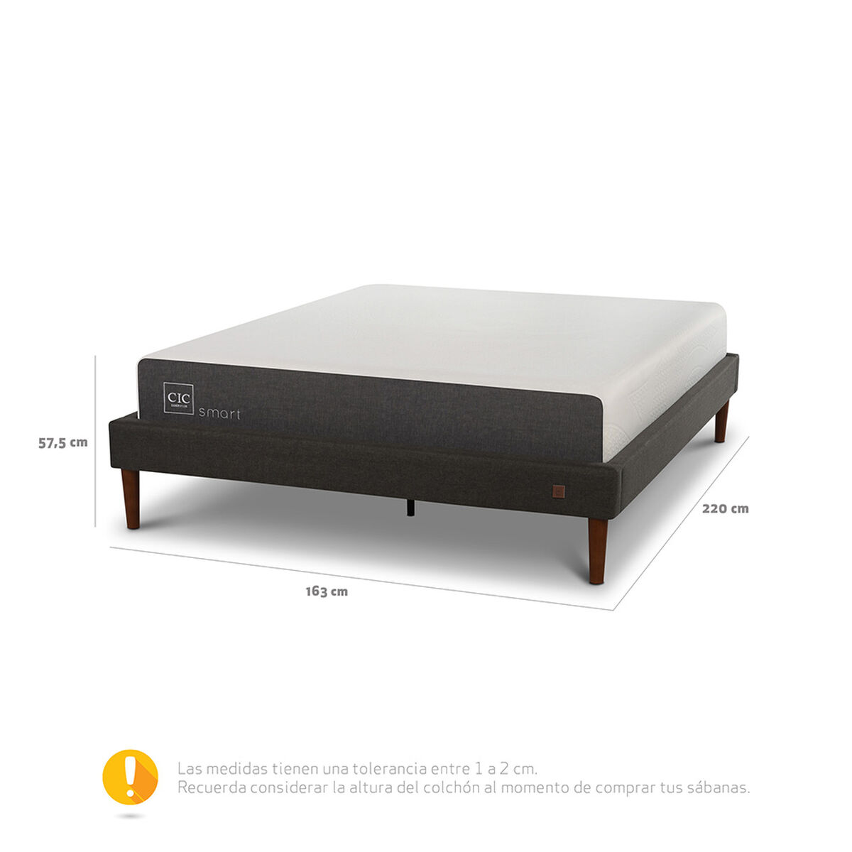 Cama Europea CIC 2 Plazas Smart