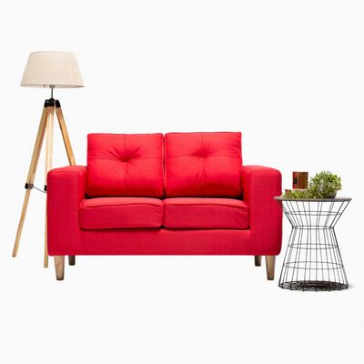Imagen 2 del producto Sofá Kea Infinity Tela 2 Cuerpos Rojo