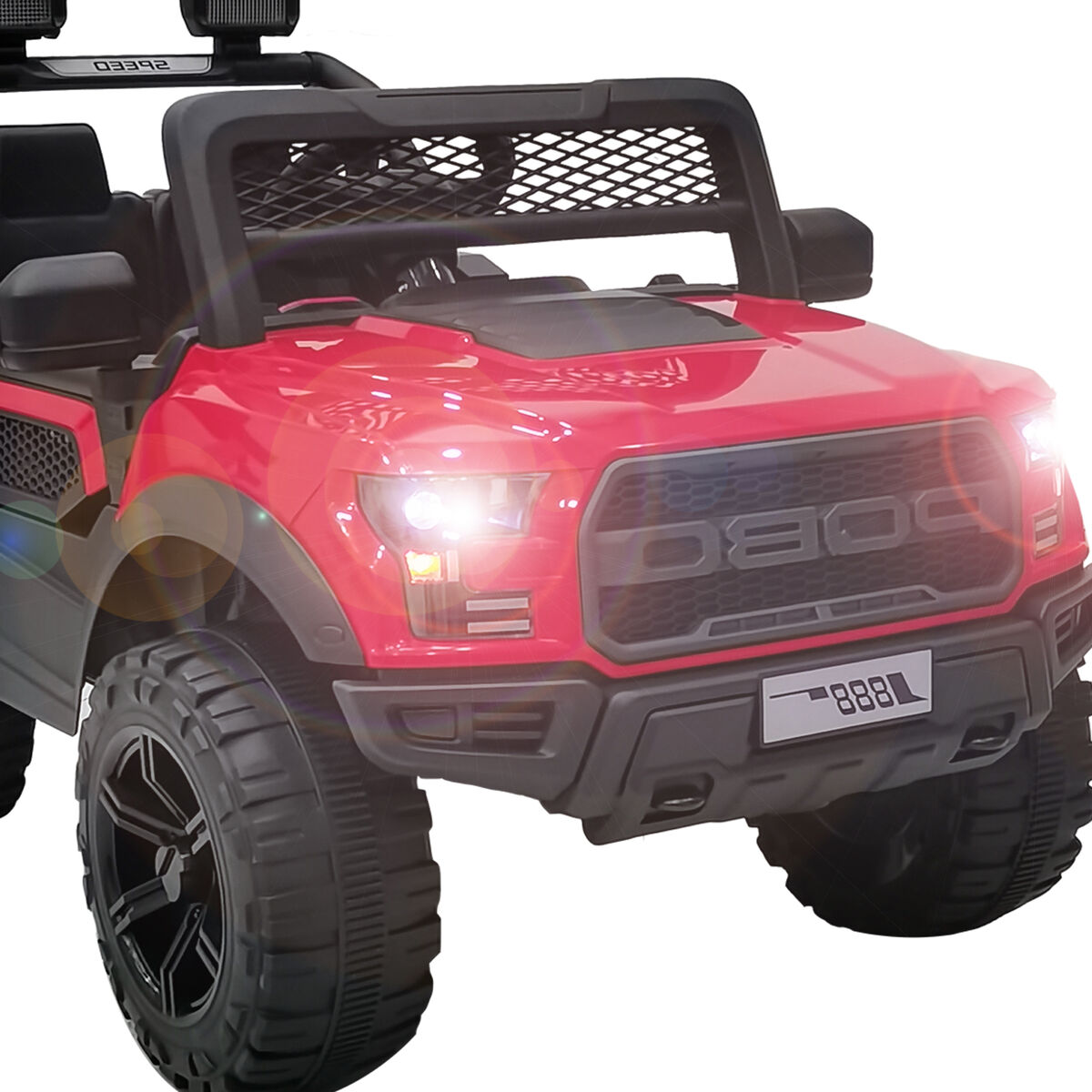 Jeep a Bateria Rojo Bebesit