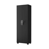 Despensa Home Mobili Heus 2 Puertas Negro