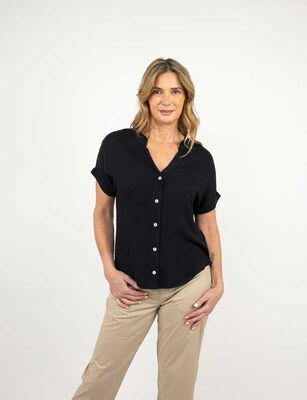 Imagen 1 del producto Blusa Manga Corta Mujer Portman Club Negro