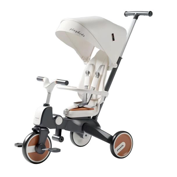 Triciclo De Paseo 360° y Balance 6 en 1 Plegable Blanco