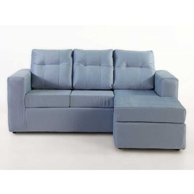 Sofá Modular Kea Rodas 3 Cuerpos Azul Petroleo
