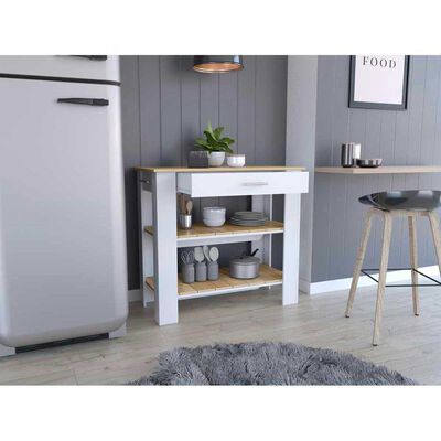 Imagen 2 del producto Isla de Cocina TuHome Cala 1 Cajón Blanco