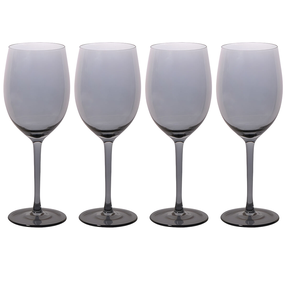 Set 4 Copas de Vidrio Zibel Galvanizad Gris