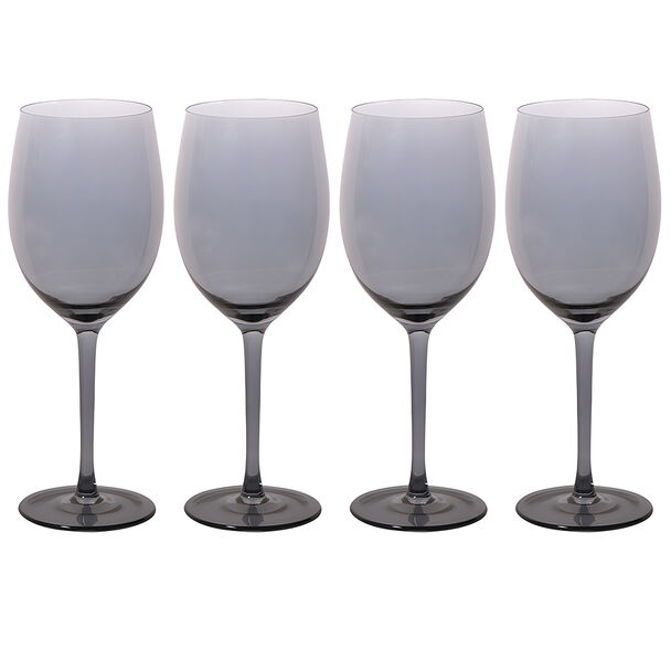 Set 4 Copas de Vidrio Zibel Galvanizad Gris
