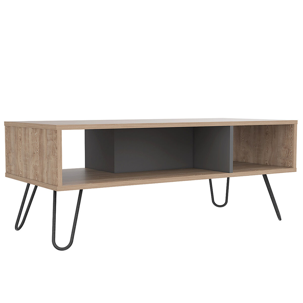 Combo Mesa de Centro + Rack + Buffet + Bar TuHome Vassel