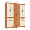 Clóset Vekkahome Aveiro 8 Puertas 2 Cajones Beige Clóset Vekkahome Aveiro 8 Puertas 2 Cajones Beige