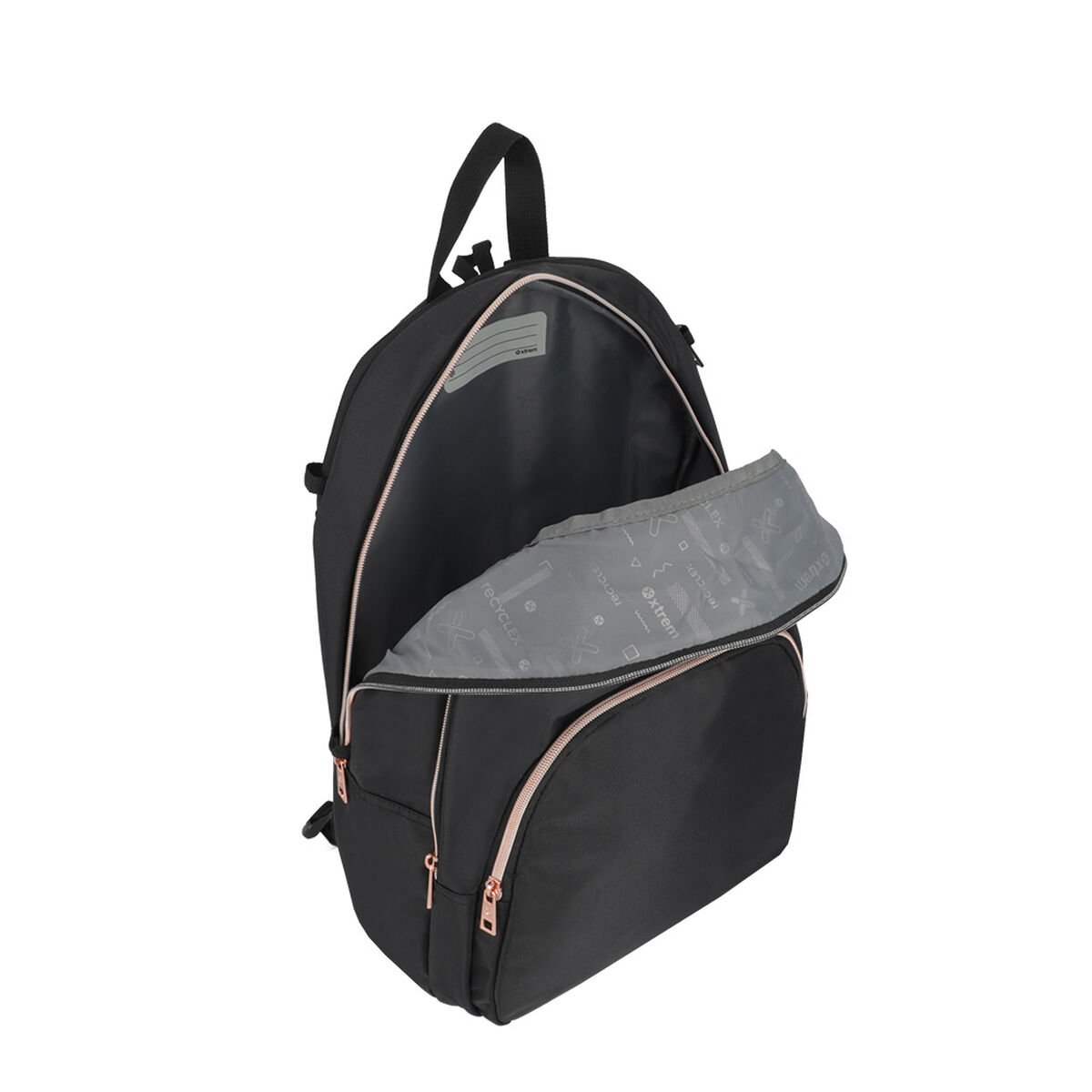 Mochila Notebook Xtrem Kansas 5XT Negro/Rose Gold 15"