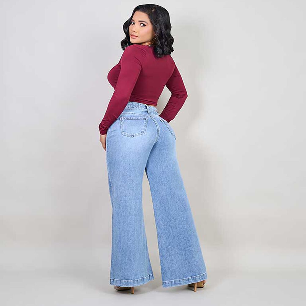 Jeans Palazzo Cinturón Mujer Most Wanted