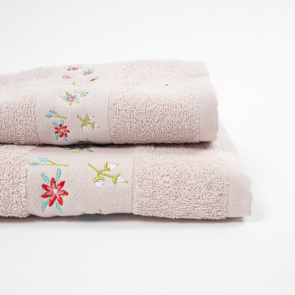 Set 2 Toallas de Baño Bordada Casanova