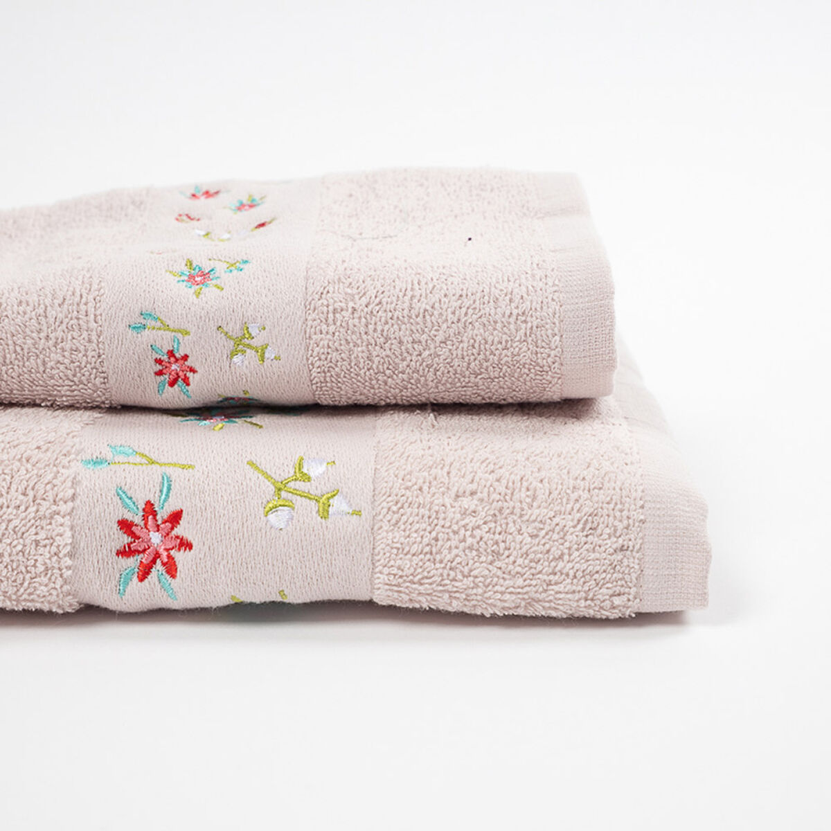 Set 2 Toallas de Ba&ntilde;o Casanova Rosa