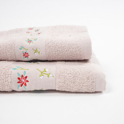 Set 2 Toallas de Ba&ntilde;o Bordada Casanova